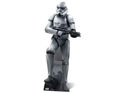 GENERIQUE Figurine en carton Star Wars Stormtrooper The Rise of Skywalker (de bataille Pose) 188 cm