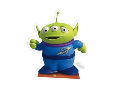 RUE DE LA FETE Figurine en carton taille r&eacute;elle Alien Toy Story 65 cm