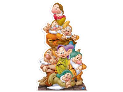 GENERIQUE Star cutouts - Stsc416 - Figurine G&eacute;ante - Les 7 Nains - Blanche Neige - 136Cm 