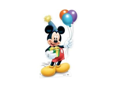 GENERIQUE Figurine en carton taille r&eacute;elle Mickey Anniversaire disney H 115 CM