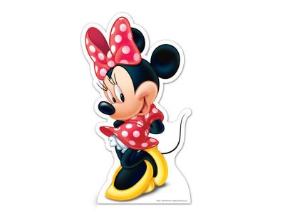 DISNEY Figurine en carton taille r&eacute;elle Minnie Mouse  H 100 CM