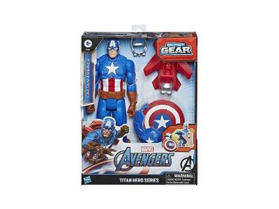 AVENGERS Figurine Marvel Captain America Titan Hero Blast Gear 30 cm 