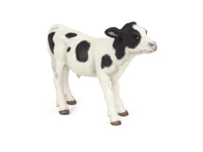 PAPO  Figurine Veau - Noir et blanc