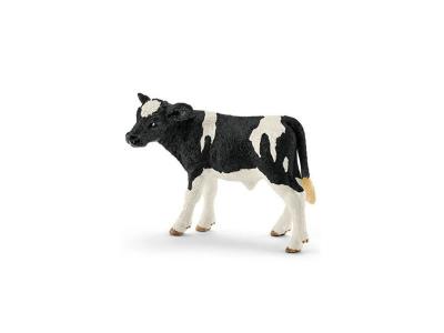 SCHLEICH - Figurine Veau Holstein Farm World, 13798, Multicolore