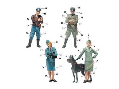 MASTER BOX Woman At War: Germany, Luftwaffe Helferi - 1:35e -  Ltd. 
