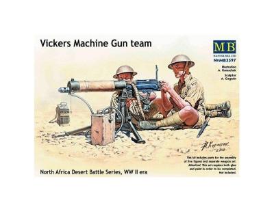 MASTER BOX Vickers Machine-gun Crew, Desert Battle - 1:35e -  Ltd. 