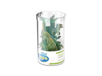 PAPO 33018 Mini PLUS Dinosaures Lot 1 (Tube, 6 pcs) 