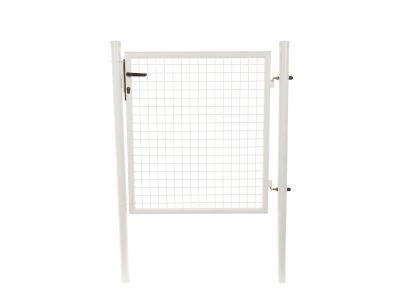 FILIAC  - Portillon grillag&eacute; blanc - h. 1,20 x l. 1,00 m + serrure
