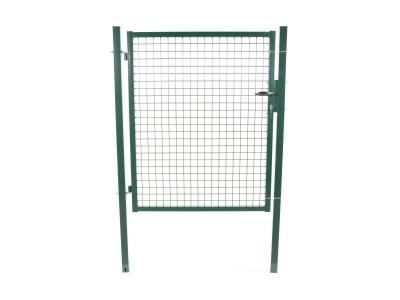 FILIAC  - Portillon grillag&eacute; vert - h. 1,20 x l. 1,00 m + serrure