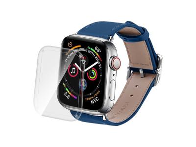 AVIZAR Film Apple Watch 44mm Protection Ecran Verre Tremp&eacute; 9H Incurv&eacute; 3D - Transparent 