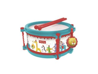 FISHER PRICE  Tambour - Diam&egrave;tre 16 cm - Avec bo&icirc;te plastique