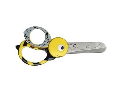FISKARS  Ciseaux animaux pour enfants, L: 13 cm, Abeille, 1pi&egrave;ce- - Ci