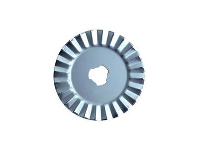 FISKARS  Lame rotative, d: 45 mm, Dentel&eacute;, 1pi&egrave;ce- - Accessoire de cou
