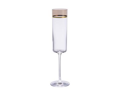 RONA Fl&ucirc;te &agrave; champagne Exter or 17 cl (lot de 6) - - Transparent - Verre
