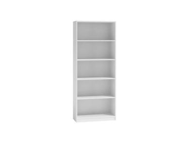 FLORENCE - Biblioth&egrave;que contemporaine 5 niches salon/bureau/chambre 30x60x182 - Meuble de rangement multifonctionnel livres d&egrave;co 