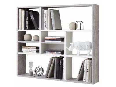 FMD Moebel 269-001 Mika Bois, Gris, 90x16x78.5 cm