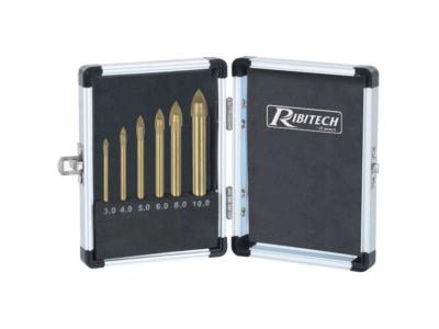 RIBITECH  - 6 for&ecirc;ts ailettes pour verre, c&eacute;ramique, miroir