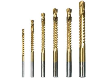 RIBIMEX Karx 07079 Lot de 6 Forets multifonction en Acier HSS