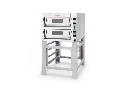ITALFORNI Four &agrave; pizza double &eacute;lectrique professionnel commandes digitales 12 pizzas 