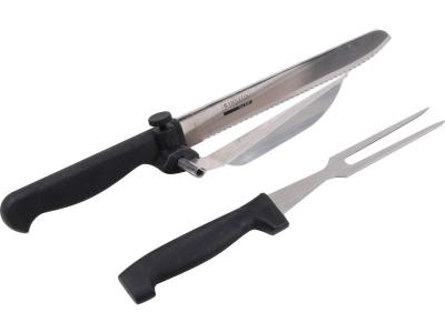 SUNNYDAYS Fourchette et couteau barbecue - inox
