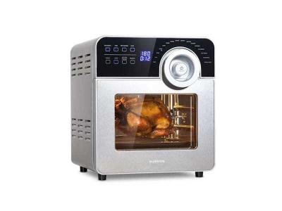 KLARSTEIN Friteuse &agrave; air chaud - AeroVital Cube Chef - 1700 W - 14 L - 16 programmes - Grise