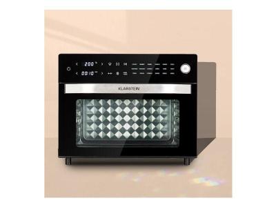 KLARSTEIN Friteuse &agrave; air chaud - Vigor Air - 1800 W - 30 litres - 18 programmes - Noir