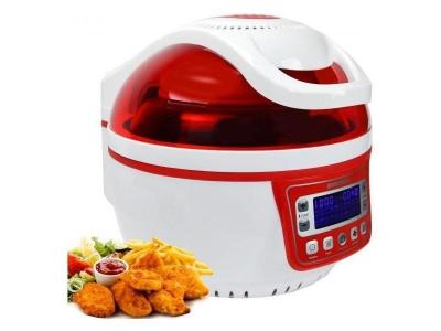 SYNTROX GERMANY  Friteuse &agrave; air chaud turbo avec &eacute;cran LED 10L max. 250 &deg; rouge