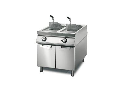 VIRTUS GROUP Friteuse Electrique 13+13 Litres sur Coffre avec Portes Virtus 