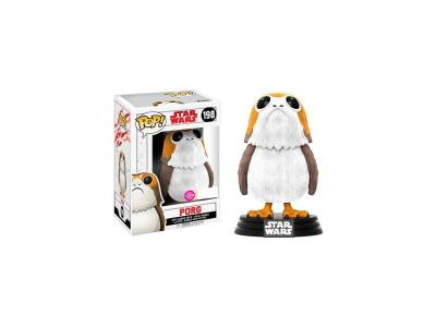  Funko - funko - star wars les derniers jedi figurine pop porg floqu&eacute;