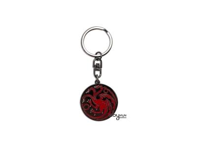 ABYSTYLE Tr&ocirc;ne De Fer - Porte Clef Logo Targaryen
