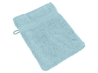 SENSEI MAISON Llot de 3 gants de toilette 550 g/m&sup2; bleu arctic 16x22 cm