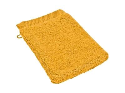 SENSEI MAISON 3 gants de toilette 560 g/m&sup2; safran 16x22 cm