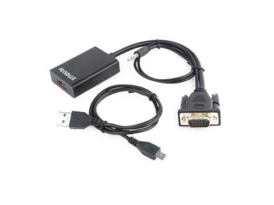 GEMBIRD  A-vga-hdmi-01 Hdmi To Vga/jack Adapter Noir