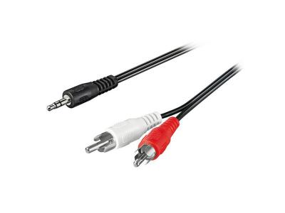 GENERIQUE Cable Haut-Parleur 2x 1,50 ofc Cuivre 50m transparent (15128) - Goobay