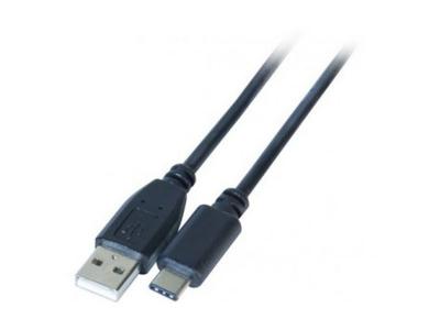HYPERTEC Cordon USB 2.0 type A / C noir 1,0 m