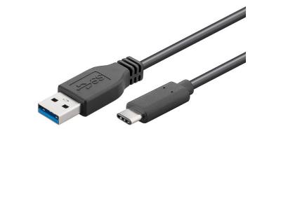 GENERIQUE C&acirc;ble USB 3.0 Type A - 50 cm - Noir
