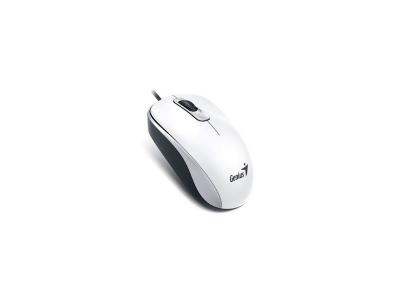 GENIUS  DX-110 - Souris - droitiers et gauchers - optique - 3 boutons - filaire - USB - blanc 