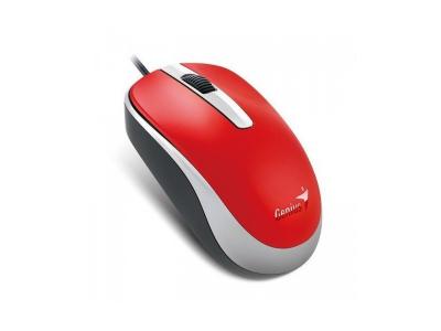 GENIUS  DX-120 - souris - USB - Rouge passion 