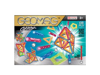GEOMAG Jeu de construction  Glitter 68 pi&egrave;ces