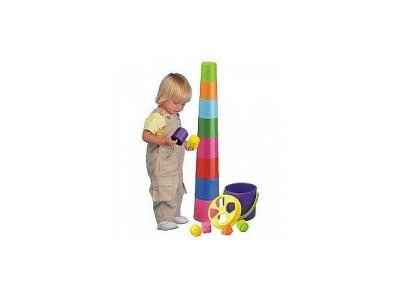  Miniland Giant Stackable Game Multicolore