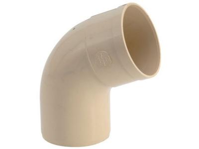 GIRPI Coude 67.3&deg; pvc sable , D&eacute;v.25 cm Diam.80 mm