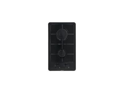 GLEMGAS Gt32bk commande m&eacute;canique 230v 4000w 2 foyers inox noir 