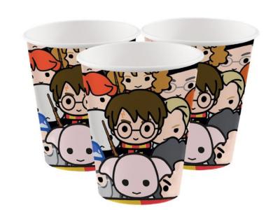 Gobelets en papier harry potter - 8 pi&egrave;ces - 250 ml