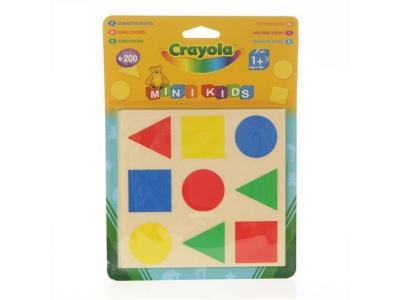 CRAYOLA Gommettes g&eacute;antes  Formes g&eacute;om&eacute;triques Mini Kids