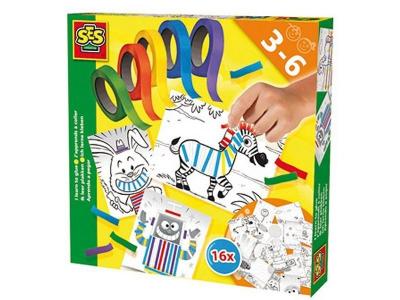 SES CREATIVE  - Gommettes - J'apprends &agrave; coller