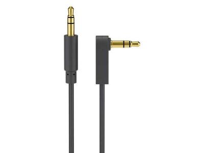 GOOBAY  Cordon Audio St&eacute;r&eacute;o Jack 3.5 mm Coud&eacute; 1 m