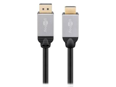 WENTRONIC Goobay c&acirc;ble HDMI vers DisplayPort (1 m&egrave;tre)