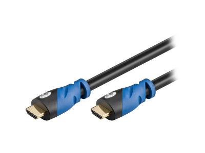 GOOBAY HDMI c&acirc;ble de raccordement [1x HDMI-prise m&acirc;le - 1x HDMI-Stecker] 0.50 m noir 