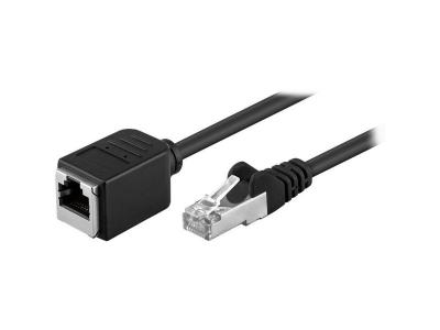 GOOBAY  91883 CAT 5e Rallonge F/UTP, Noir, 3m Longueur