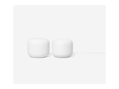 GOOGLE Nest wifi routeur + point d'acc&egrave;s pack de 2 0193575004563